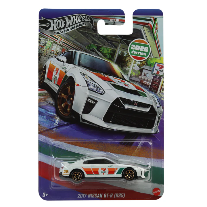 Hot Wheels Silver Series 7-Eleven 2017 Nissan GT-R (R35)